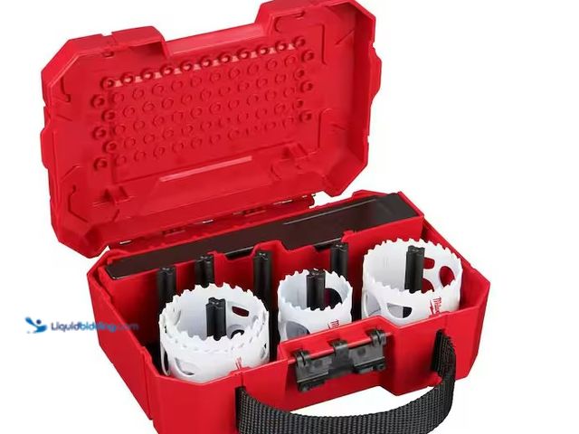 Lot 49-3639294 - Milwaukee Hole Dozer Bi-Metal Hole Saw Kit (8-Piece), Model: 49-22-4019, Slightly Used  Ref#PA0925