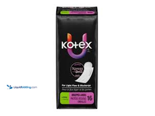 Lot 49-5543940 - 12 Packs U by Kotex Security Light flow Wrapped Liners, model #5833901, new/factory sealed.