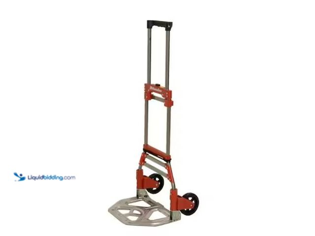 Lot 49-1550502 - Milwaukee 150 lbs. Convertible Fold-Up Steel Hand Truck, Model # 73777, Used.  Ref#HDPA116