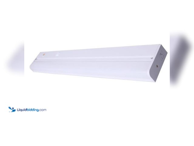 Lot 49-5416208 - Commercial Electric 24 in. Hardwired White Integrated LED 5 CCT Linkable Under Cabinet Light. [Model...