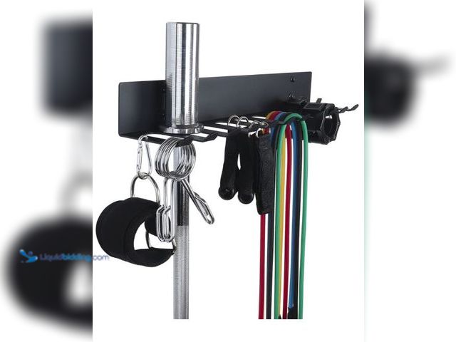 Lot 49-5436292 - Gym Storage Rack Resistance Band Rack Wall Mount Barbell Rack Heavy Duty Home Gym Storage Rack for G...