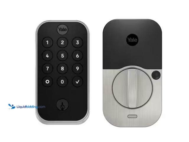 Lot 49-1575591 - Yale Assure Lock 2; Smart Door Lock with Bluetooth and Pushbutton Keypad; Satin Nickel, Model # YRD4...