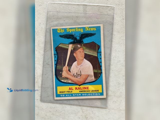 Lot 49-1505759 - COLLECTIBLE 1959 TOPPS THE SPORTING NEWS AL KALINE #562 BASEBALL CARD #COINS0122