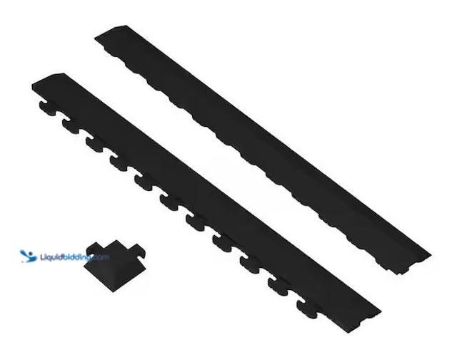 Lot 49-5460573 - Norsk
Hidden Black 18 in. W x 18 in. L PVC Interlocking Tile Trim Kit Internet # 320813283
Model #...