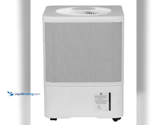 Lot 49-3637883 - GE 50-Pint Residential Dehumidifier for Wet Rooms up to 5000 sq. ft. with Built-In Pump in White, Wi...