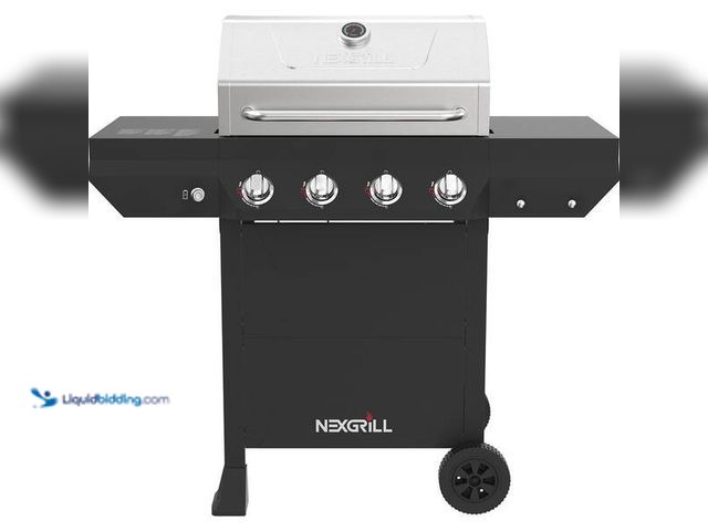 Lot 49-5454082 - Nexgrill
4-Burner Propane Gas Grill in Black with Stainless Steel Main Lid. Item is Unused ,attachm...