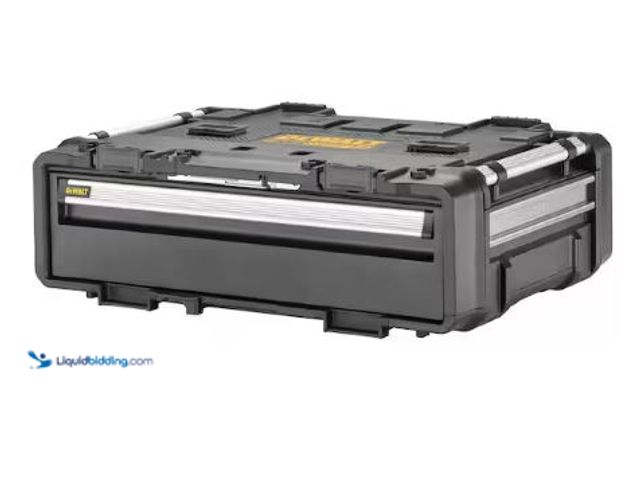 Lot 49-3612792 - DEWALT TOUGHSYSTEM 2.0 DXL 30 in. Deep Drawer Box, Model # DWST08510, Unused, Has attachments, Scuff...