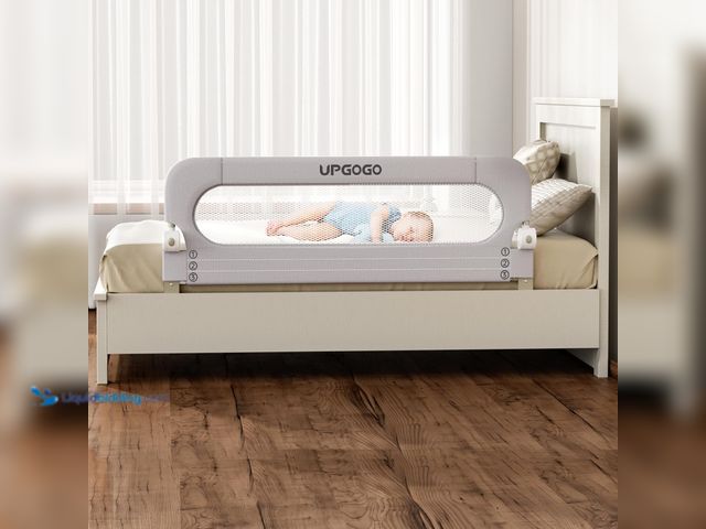 Lot 49-5488130 - Folding Bed Rail for Toddlers,Baby Bed Rail Guard with Reinforced Anchor Safety System,Fit Bunk,Full...