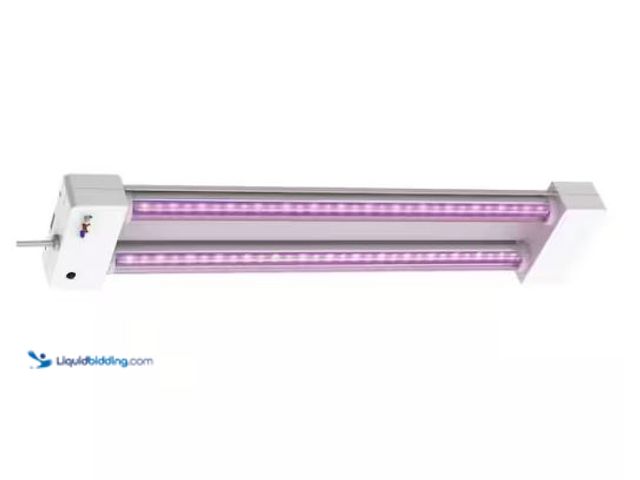 Lot 49-1627299 - Lot of (3) Feit Electric 2 ft. 32-Watt White LED 3 Adjustable Spectrum Linkable Plant Grow Light Fix...