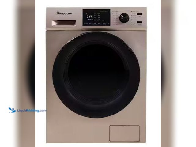 Lot 49-1524596 - Magic Chef
2.7 cu. ft. 120-Volt Gold All in One Ventless Electric Washer Dryer Combo, Model # MCSCW...