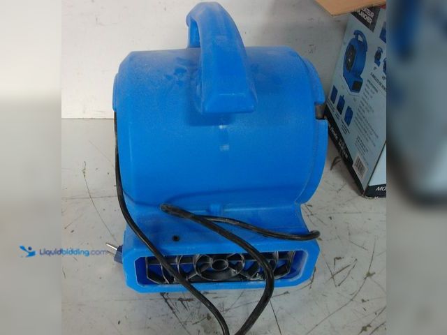 Lot 49-3617012 - B-Air 1/8 HP Air Mover Carpet Dryer Floor Blower Fan for Home Use in Blue - Unused SKU # 1006813062