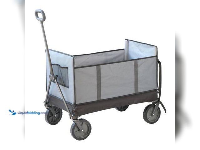 Lot 49-2024894 - Seina Omni Multi-Purpose Assembled in Outdoor Wagon in Gray, High Strength Polyester Fabric. Easy Ac...