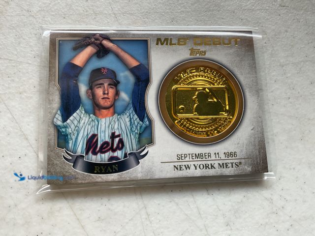 Lot 49-3503737 - Other 2016 TOPPS NOLAN RYAN BASEBALL MLB DEBUT MEDALLION CARD