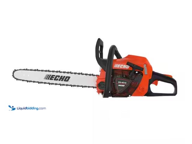 Lot 49-1567621 - ECHO 18 in. 41.6 cc 2-Stroke Gas Rear Handle Chainsaw, Model # CS-4010-18, Unused, Has compression, ...