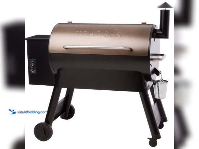 Lot 49-5508201 - Traeger
Pro Series 34-Pellet Grill and Smoker in Bronze. Model # TFB88PZB. Unused with attachments.