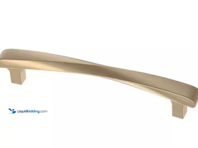 Lot 49-1623511 - Lot of (30) Liberty Modern Twist 5-1/16 in. (128 mm) Modern Champagne Bronze Cabinet Drawer Pull, Mo...