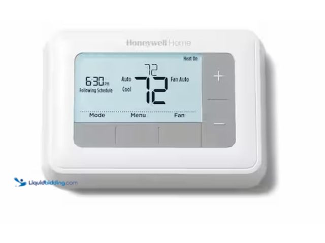 Lot 49-2006222 - Honeywell Home T5 7-Day Programmable Thermostat with Digital Backlit Display, Model # RTH7560E, Slig...