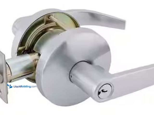 Lot 49-1539686 - Universal Hardware Universal Hdw Heavy Duty Commercial Entry, Curved Lever Cylindrical Chassis ADA, ...