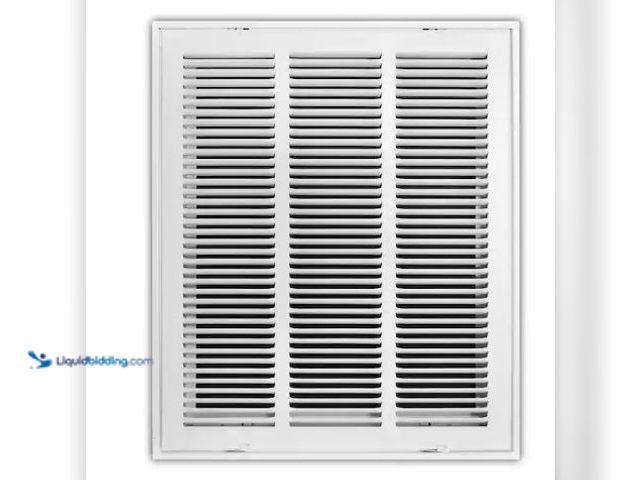 Lot 49-2004146 - Everbilt 16 in. x 20 in. Steel Return Air Filter Grille in White, Model # E190RF16X20, Unused.  Ref#...