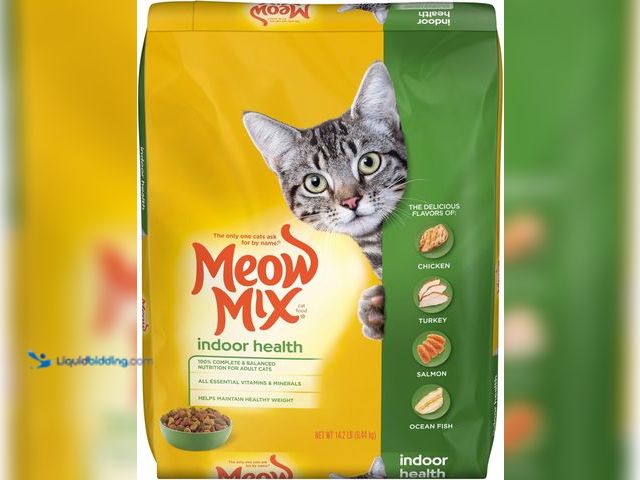 Lot 49-5544076 - Meow Mix Indoor Health Dry Cat Food, 14.2 Pound Bag. Unused