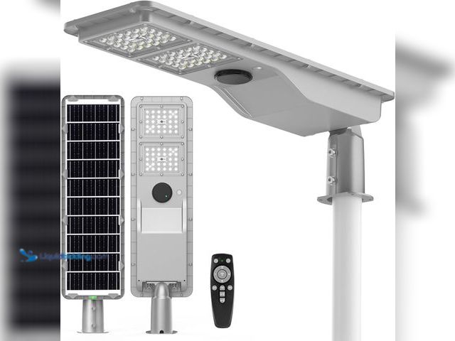 Lot 49-3511783 - 10000W Solar Street Lights Outdoor Waterproof - Super Bright Motion Sensor Flood Light Dusk to Dawn ...