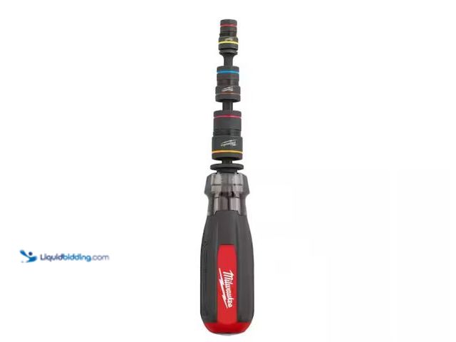 Lot 49-1574899 - Lot of (2) Milwaukee Multi-Nut Driver with SHOCKWAVE Impact Duty Magnetic Nut Drivers, Model # 48-22...