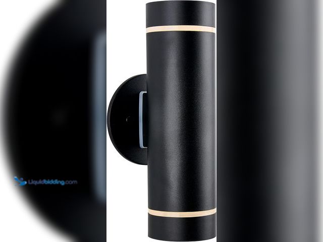 Lot 49-5581947 - Artika C7 Modern Outdoor/Indoor Wall Light, Black Finish Ideal for Porch, Garage, Living Room, Bedro...