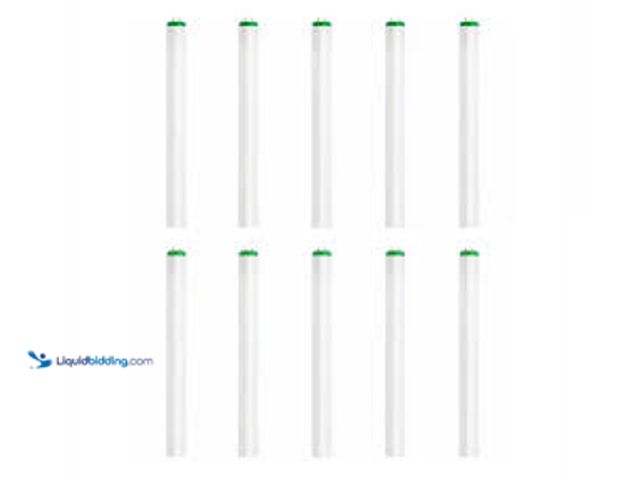 Lot 49-3536858 - Philips 32-Watt 4 ft. Linear T8 Type A Fluorescent Tube Light Bulb Natural Daylight (5000K) (10-Pack...