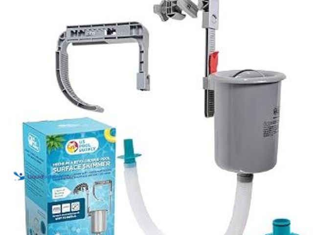 Lot 49-1524304 - U.S. Pool Supply Pool Skimmer - Above Ground Pool Skimmer, Floating Surface Skimmer, Accessories - C...