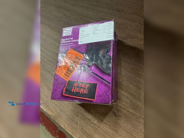 Lot 49-5435978 - Home Accents Home Depot Halloween Animatronic Step Pad Activator “Step Here” (4pack) Unused