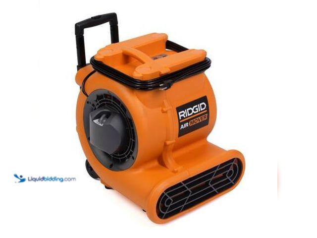 Lot 49-5559532 - RIDGID 1625 CFM 3-Speed, Portable AM2560 Air Mover Blower Fan with Collapsible Handle, Rear Wheels, ...