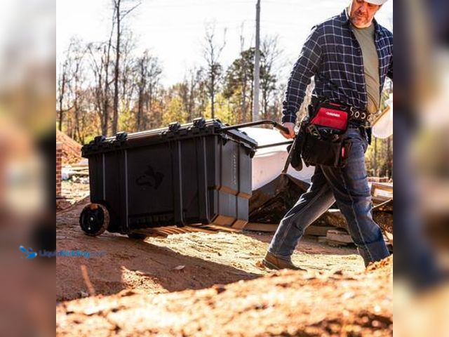 Lot 49-5572078 - Husky Black Large 37 in. Heavy Duty Rolling Toolbox with Tool Tray and Keyed Lock. Model # 999-8201....