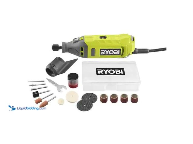 Lot 49-3600192 - RYOBI 1.2 Amp Corded Rotary Tool Model # RRT100, New Factory Sealed  Ref#AHDSB0205