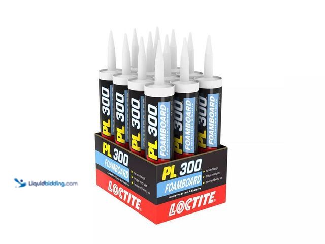 Lot 49-2024699 - Loctite PL 300 Foamboard 10 oz. Latex Construction Adhesive Blue Cartridge (12 pack). Model # 142194...