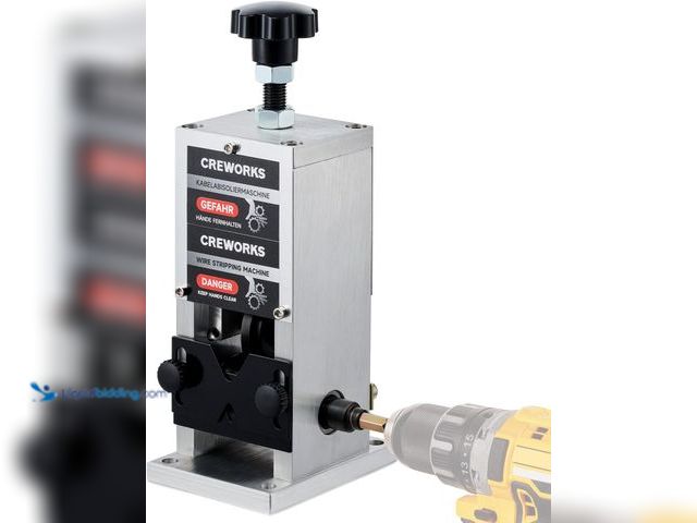 Lot 49-5416052 - CREWORKS Manual Wire Stripper Machine, 0.06"-1" Wire Stripping Machine, Wire Stripping Tool for 1.5-...