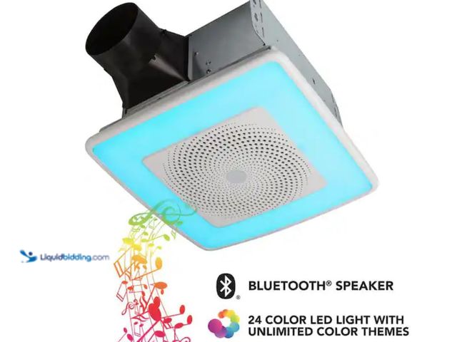 Lot 49-2020929 - Broan-NuTone Sensonic Series 110 CFM Ceiling Bathroom Exhaust Fan with Speaker and Bluetooth Wireles...