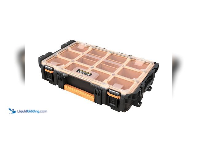 Lot 49-5543786 - RIDGID
Pro Gear System Gen 2.0 Stackable Durable Weather Resistant 10-Compartment Small Parts Organ...