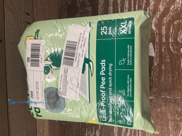 Lot 49-5544063 - Earth Rated 25 pds, Leak-Proof Pee Pads. Unused