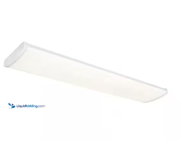 Lot 49-5555314 - Commercial Electric
4 ft. x 10 in. 3100/4100/5200 Lumen LED White Commercial Wraparound Light, Sele...
