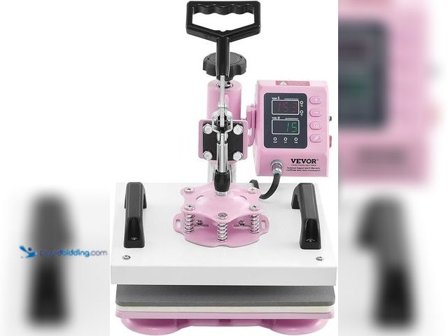 Lot 49-3510112 - VEVOR Heat Press, 12" x 10" Heat Press Machine, 360° Swing Away T-Shirt Pressing Machine, Digital Pr...