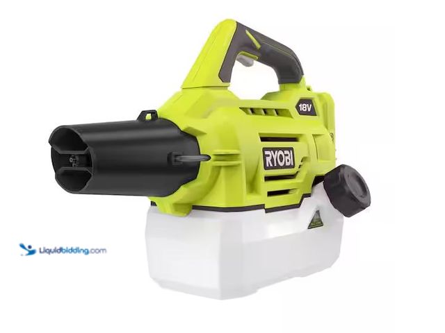 Lot 49-1568957 - RYOBI ONE+ 18V Cordless Battery Fogger/Mister (Tool Only) Model # P2805BTL, Used, Missing Cap for Ta...