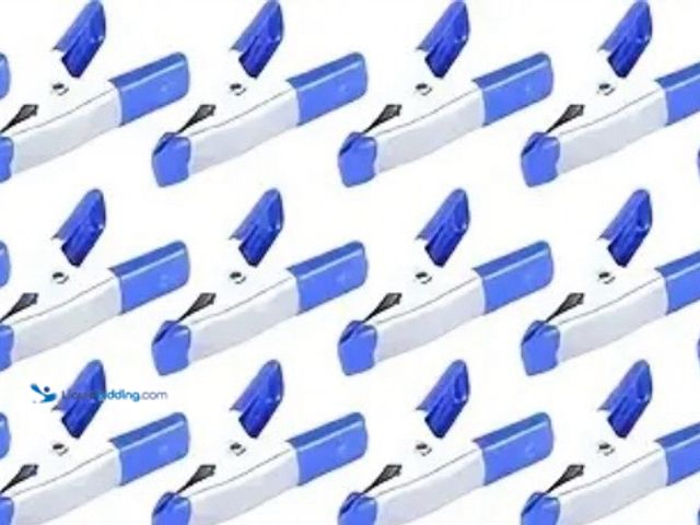 Lot 49-1820395 - 30 2-inch Spring Metal Clips | brand new blue