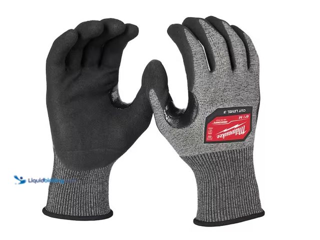 Lot 49-1575416 - Milwaukee X-Large High Dexterity Cut Level 3 Resistant Nitrile Dipped Outdoor and Work Gloves, Model...