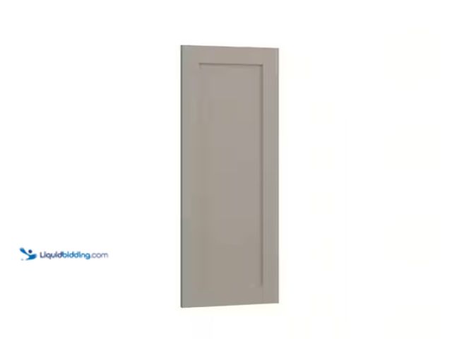 Lot 49-1550391 - Hampton Bay Courtland 11.65 in. W x 29.25 in. H Kitchen Cabinet End Panel in Sterling Gray, Model # ...