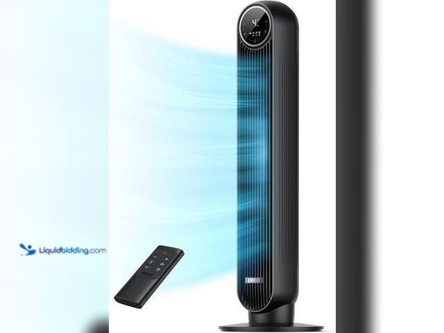 Lot 49-5553630 - DREO Tower Fan for Bedroom, 28ft/s Velocity, 20dB Ultra Quiet, 8 Speeds | 2026 Upgraded DC Motor, 90...