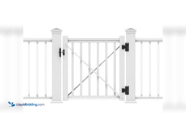 Lot 49-3558086 - RDI Transform 36 in. Gate Kit in Satin White. Model # 73019237, Unused