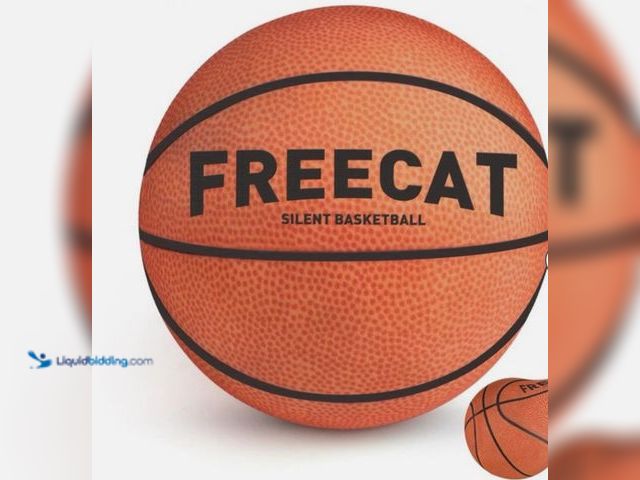 Lot 49-1547521 - (2) freecat silent basketball size 7 (29.5") indoor foam basket ball with cover soundless for quiet ...