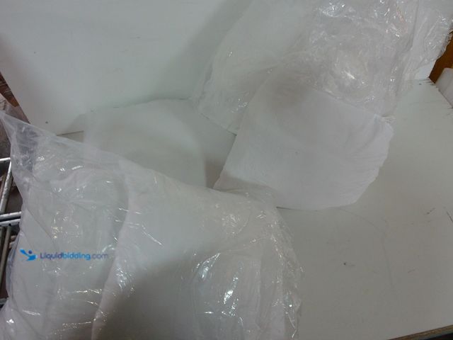 Lot 49-3472627 - Set of 8 White 16in Throw Pillows, Unused  Ref#BULK1126