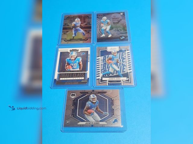 LiquidBidding - Lot 49-1814518 - COLLECTIBLE 5- JAHMYR GIBBS NFL ...