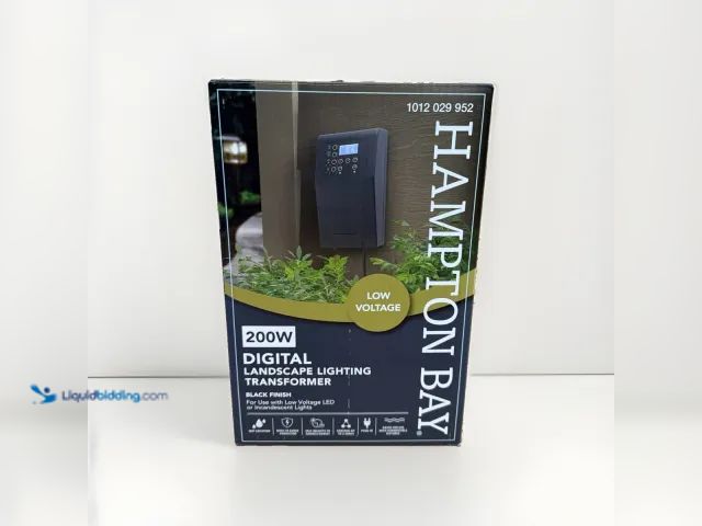 Lot 49-5538832 - Hampton Bay Low Voltage 200W Digital Landscape Lighting Transformer 1011921004 Unused